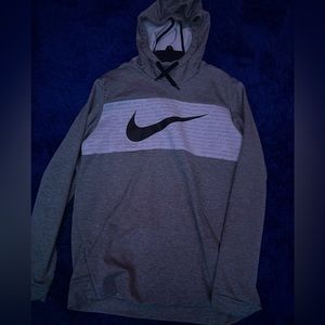 Gray Nike hoodie